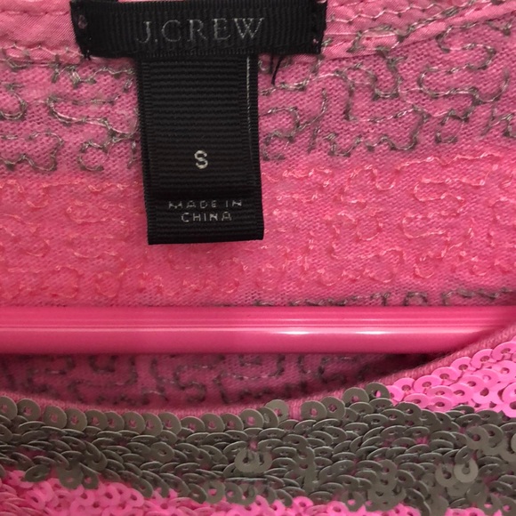 Pink and taupe stripes jcrew top - Picture 4 of 4